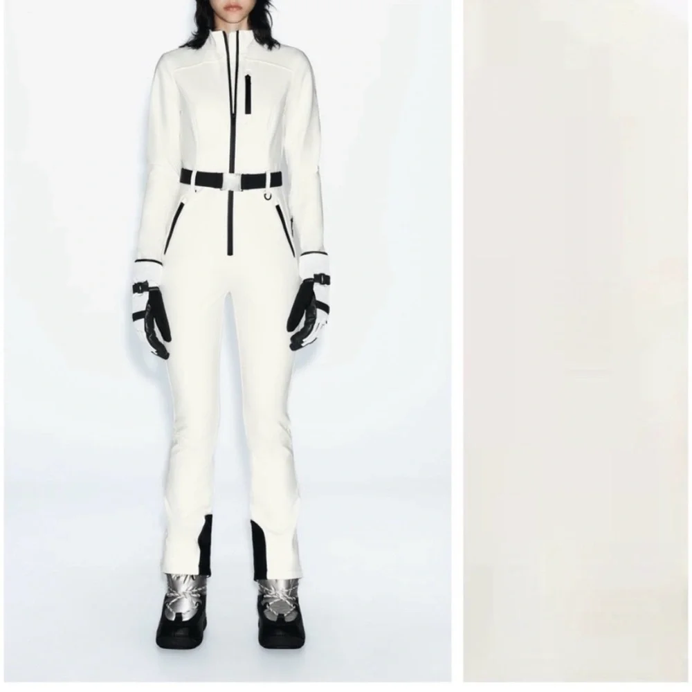 SOLD Zara Recco® Technology Ski Water Resistant/Wind Protection
Jumpsuit Size M - Picture 11 of 12